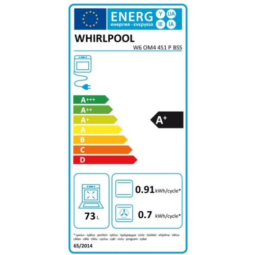 Four encastrable WHIRLPOOL W6OM44S1PBSS W COLLECTION Black Fiber 5