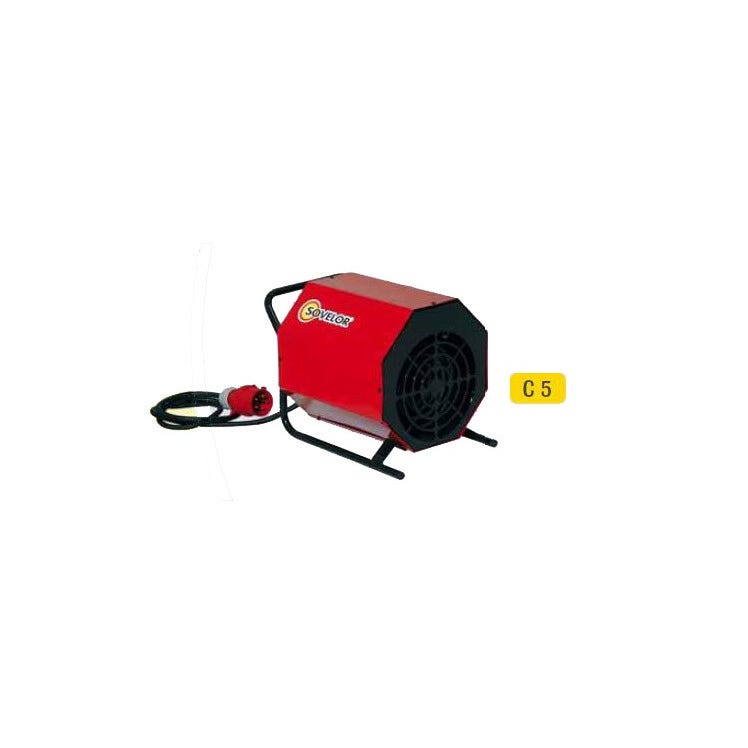 Chauffage air pulsé portable électrique 380V~3 50 Hz 5 kW C5/S Sovelor 0