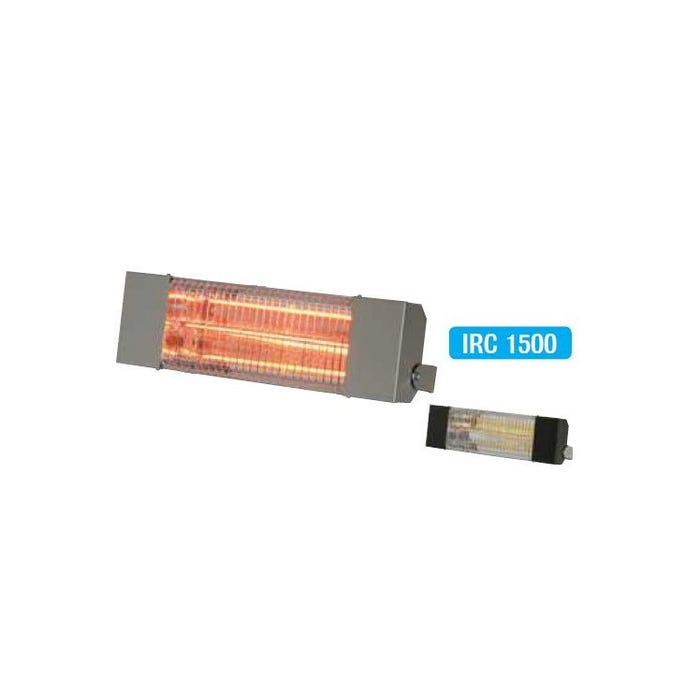 - Sovelor - Chauffage radiant électrique inox infrarouge halogène quartz 1500W - IRC1500CI 0