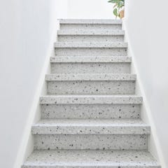 Lot de 3 contremarches rénovation d'escalier stratifié Terrazzo Grey 1300 x 200 x 8 mm - PEFC 70% 3