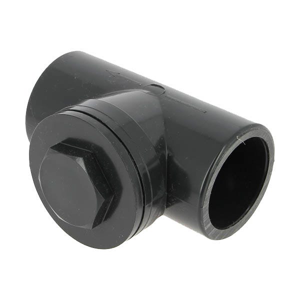 Clapet anti-retour PVC Pression - anthracite - Ø 50 mm CARJ 1