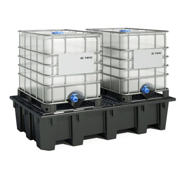 Grand bac de rétention pour 2 cubis litres - 2450x1450mm - 244020 3