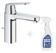 Mitigeur lavabo Grohe Eurosmart Cosmopolitan Taille M + Nettoyant robinetterie Grohe GrohClean