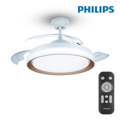 Philips Bliss plafonnier ventilateur LED 28W+35W, Gold 3
