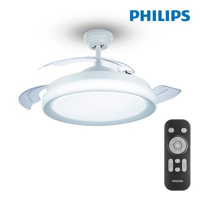 Philips Bliss plafonnier ventilateur LED 28W+35W, Blanc 0