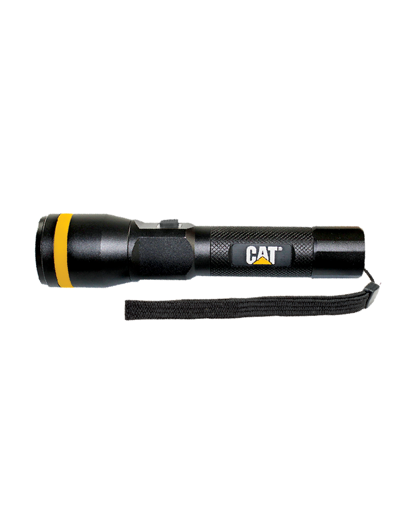 LAMPE TORCHE ALUMINIUM RECHARGEABLE CATERPILLAR 550 LUMENS