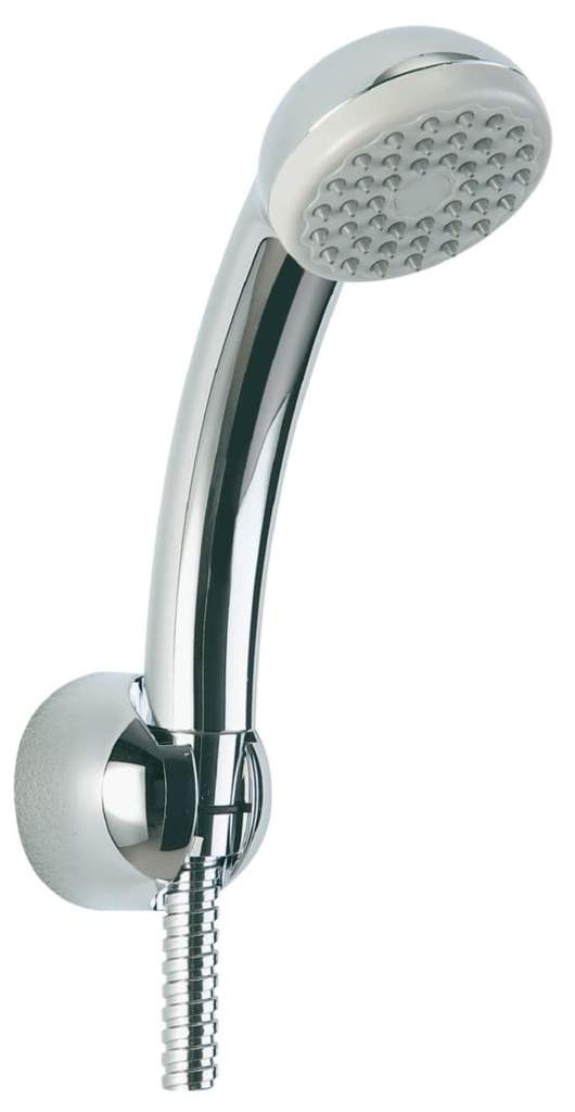 Set De Douche Primeo Avec Support Mural Douchette 1 Jet Pluie, Chrome, Alterna, Ref. Set10