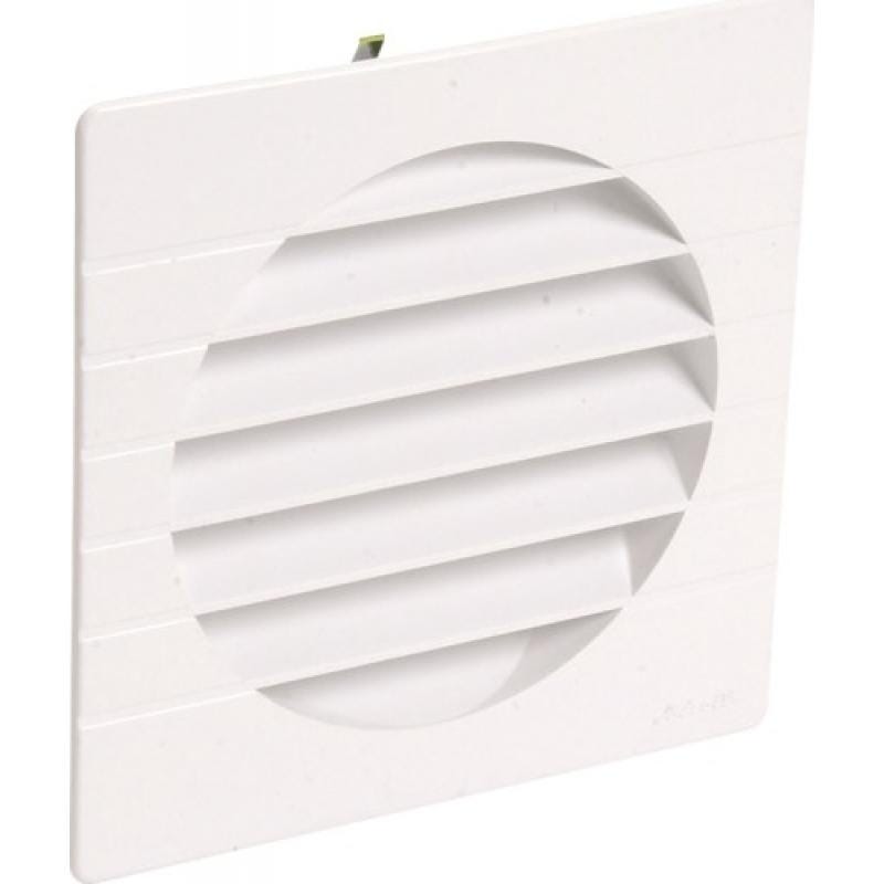 Grille de ventilation extérieures coloris blanc Ø 160 mm - spéciale façade - GETM pour tubes PVC et gaines 0
