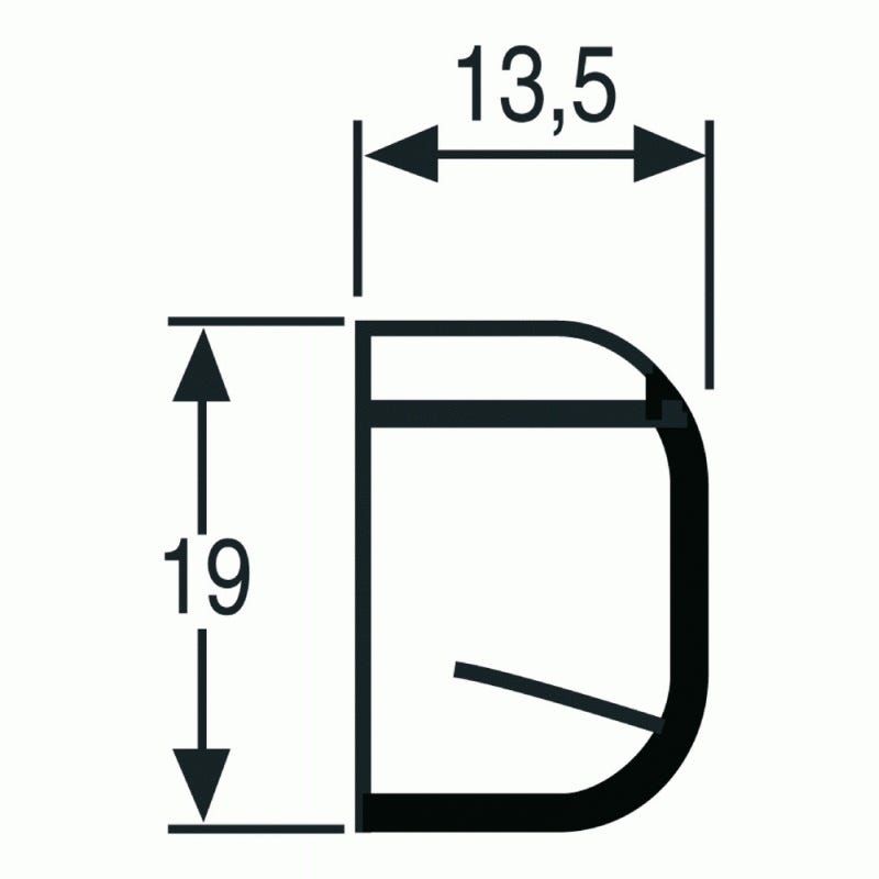 Déflecteur extérieur D321 T pour entrée d'air aérauliques universelles coloris marron boîte de 10 1