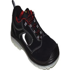 Chaussure de sécurité EASY STEP Taille 41 noir S1P SRC ESD EN20345 Cuir NITRAS 3