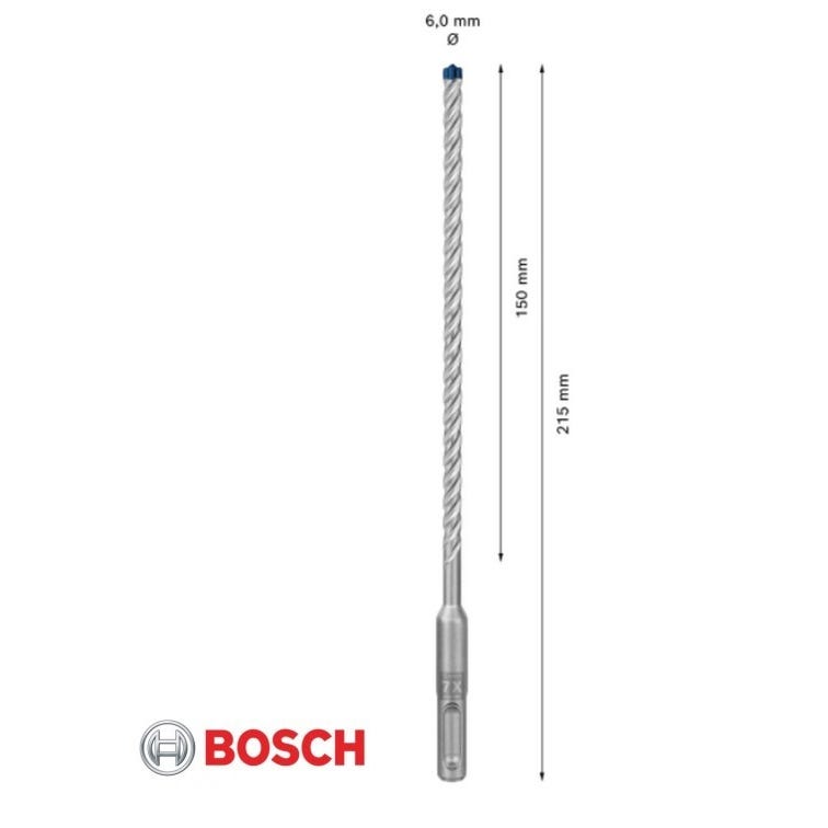 30 forets béton pour perforateur SDS-Plus 7X 6 x 150 x 215mm - BOSCH EXPERT - 2608900182 8
