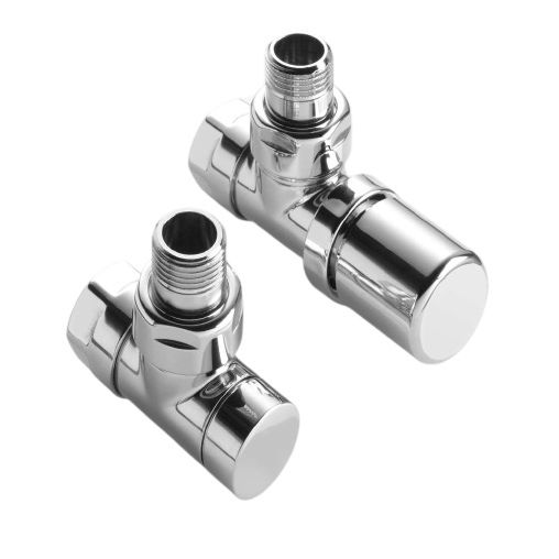 Kit robinetterie thermostatisable équerre chromé 1/2'' - ACOVA - 991368