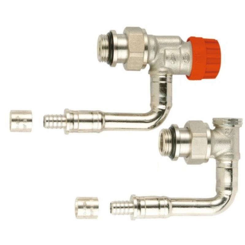 Kit Hydraulique Thermostatique équerre inversé à glissement long 1/2 12 M30 568PG