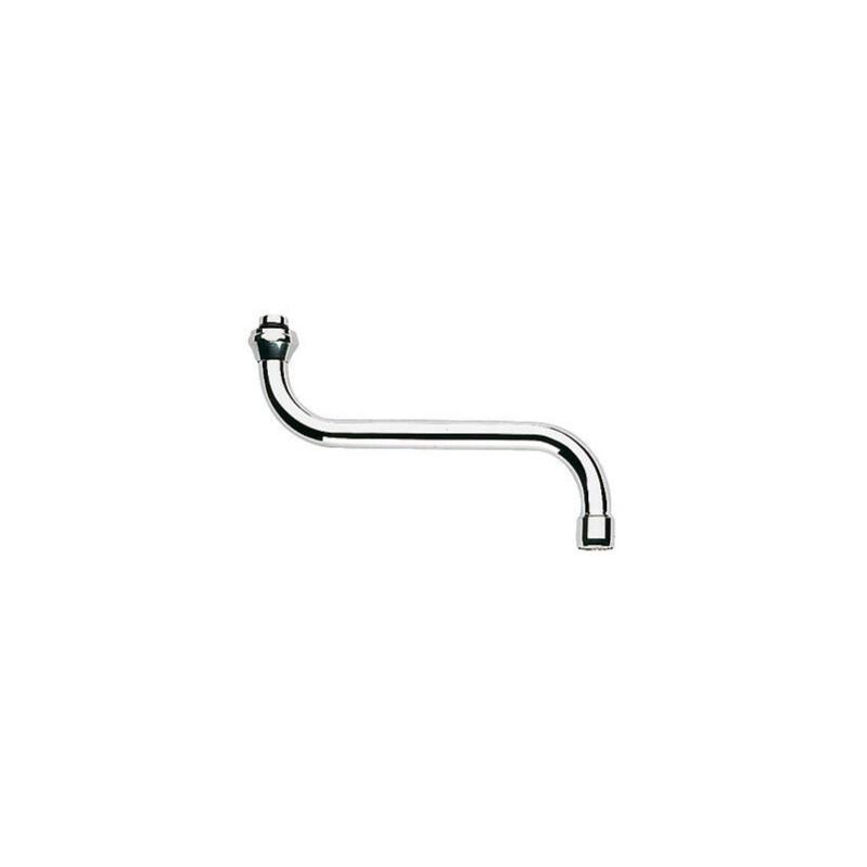 Grohe Bec en S Pour robinetterie murale cuisine 1/2", Chromé (13084000)