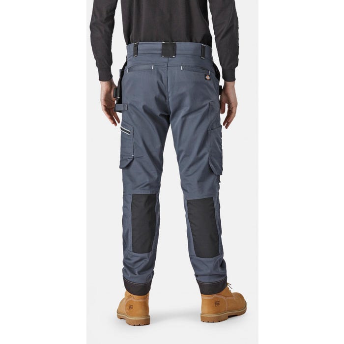 Dickies - Pantalon de travail gris noir holster UNIVERSAL FLEX - Gris / Noir - 43 7