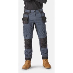 Dickies - Pantalon de travail gris noir holster UNIVERSAL FLEX - Gris / Noir - 43 5