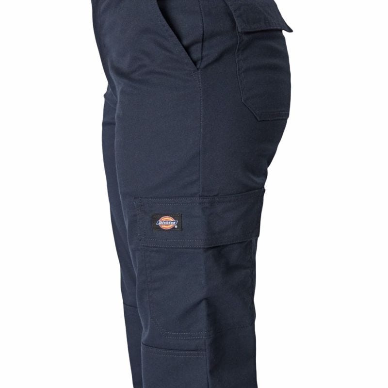 Dickies - Pantalon de travail pour femmes bleu marine EVERYDAY FLEX - Bleu Marine - 42 3