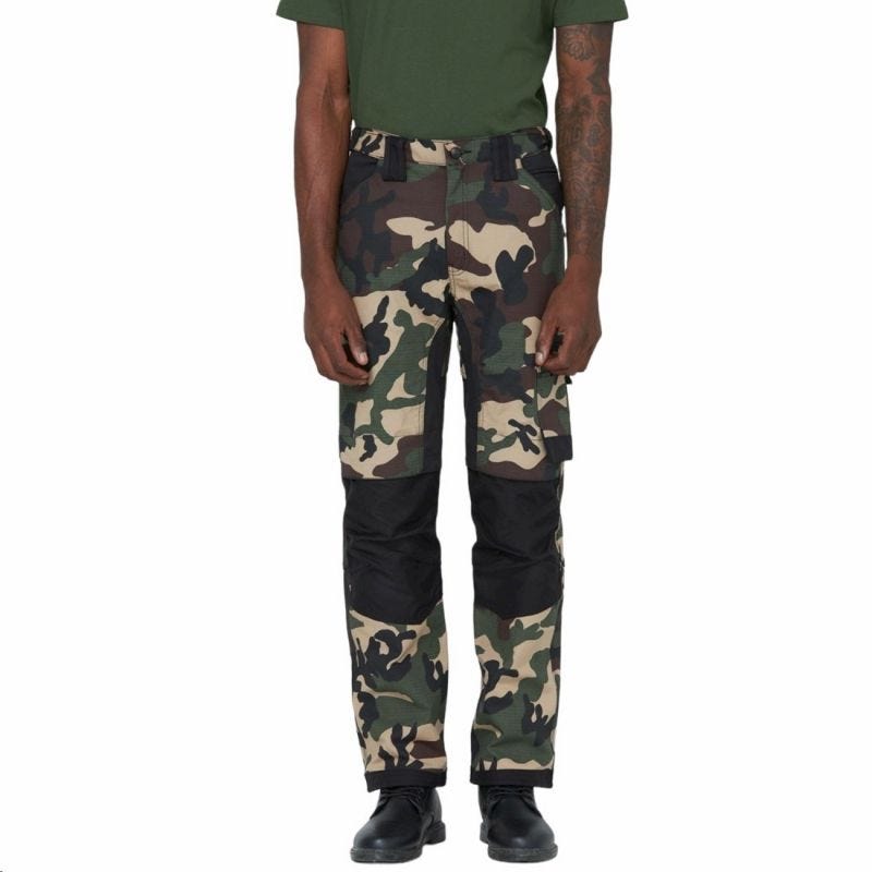 Dickies - Pantalon de travail camouflage GDT PREMIUM - Camouflage Vert - 43 0