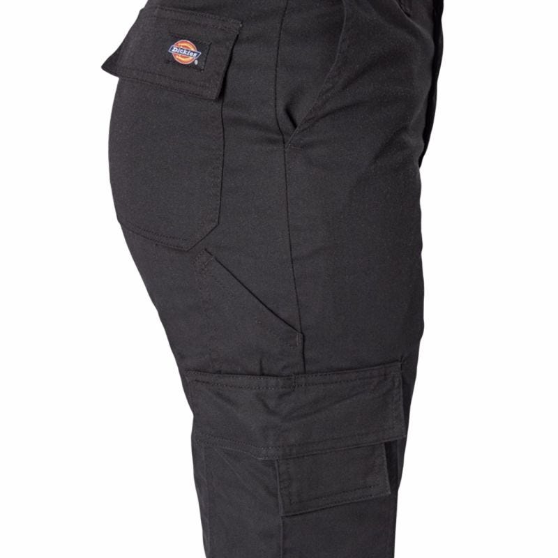 Dickies - Pantalon de travail pour femmes noir EVERYDAY FLEX - Noir - 42 3