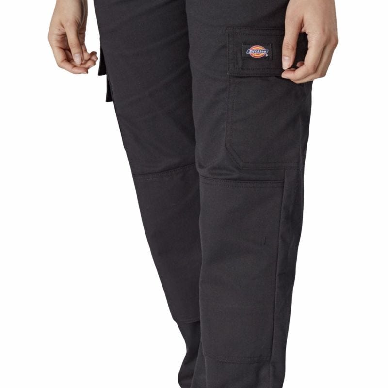Dickies - Pantalon de travail pour femmes noir EVERYDAY FLEX - Noir - 42 4