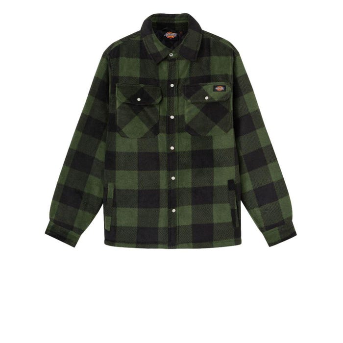 Chemise à carreaux Portland Vert - Dickies - Taille M 0