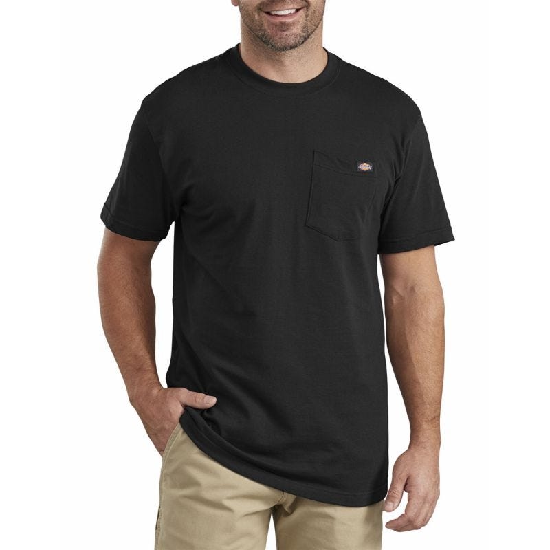Dickies - Tee-shirt poche poitrine à manches courtes noir - Noir - L 0