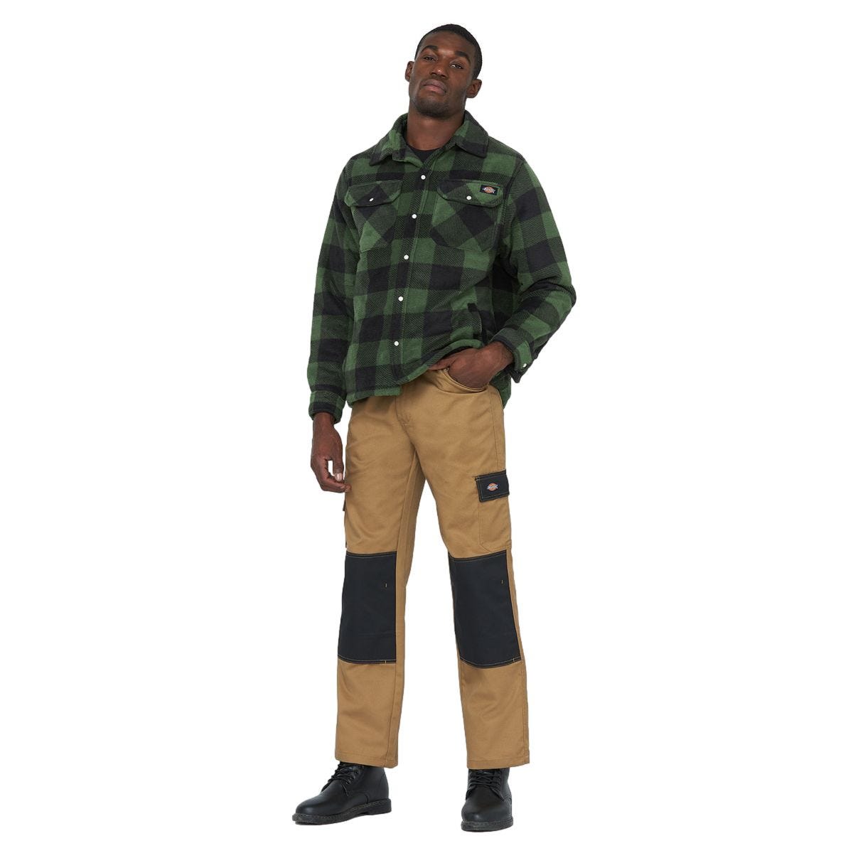 Chemise à carreaux Portland Vert - Dickies - Taille S 3