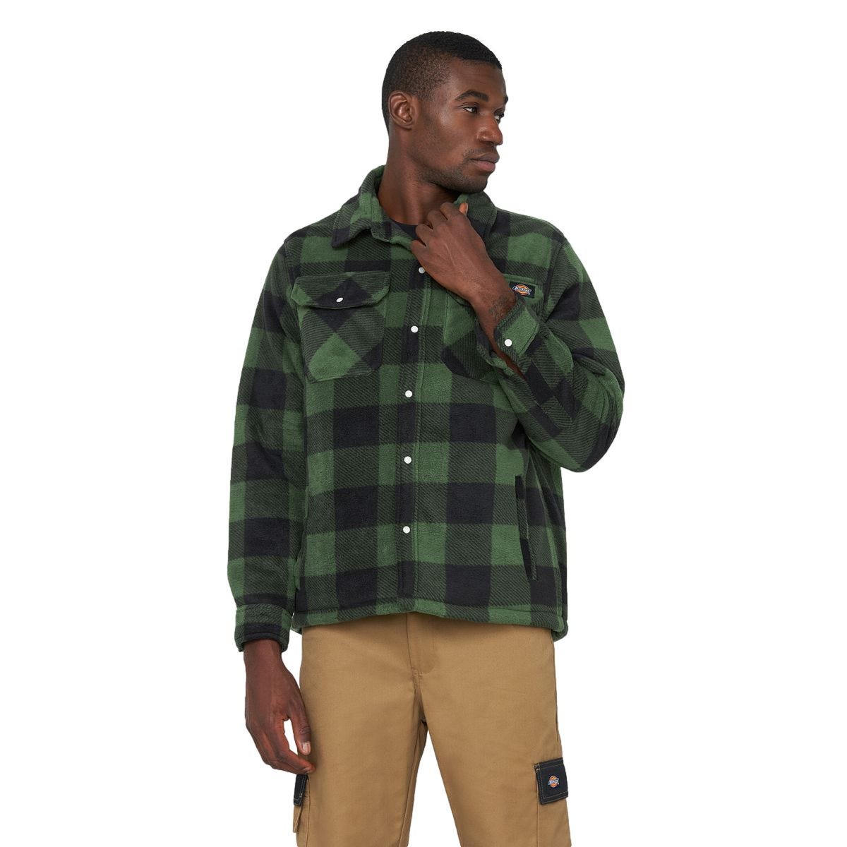 Chemise à carreaux Portland Vert - Dickies - Taille L 2