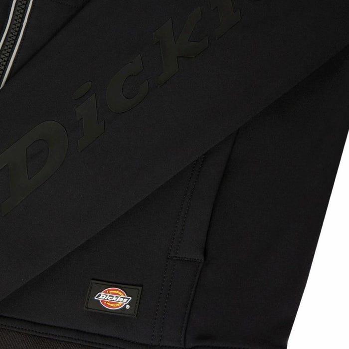 Dickies - Sweat-shirt à capuche zippé 1/4 noir MOMENTUM - Noir - 2XL 4