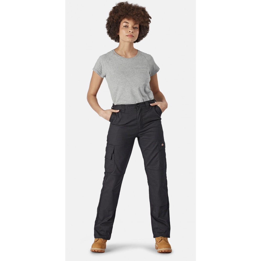 Dickies - Pantalon de travail pour femmes noir EVERYDAY FLEX - Noir - 40 6