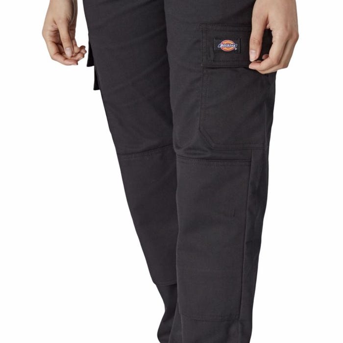 Dickies - Pantalon de travail pour femmes noir EVERYDAY FLEX - Noir - 40 4