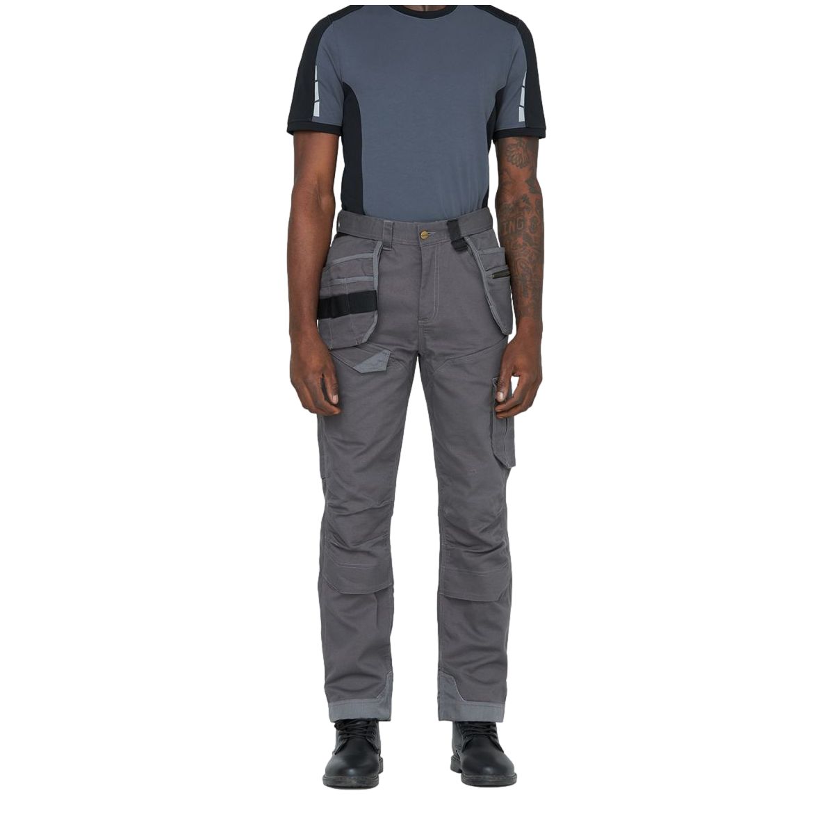 Pantalon Universal Flex Gris et noir - Dickies - Taille 50 0