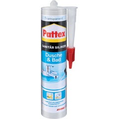 Pattex Silicone sanitaire 300 ml, gris clair (Par 6) 0