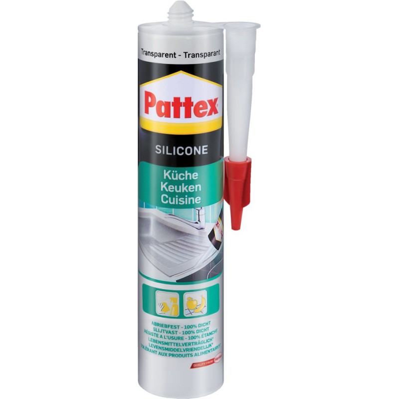 Pattex Silicone cuisine 300 ml, transparent (Par 12)