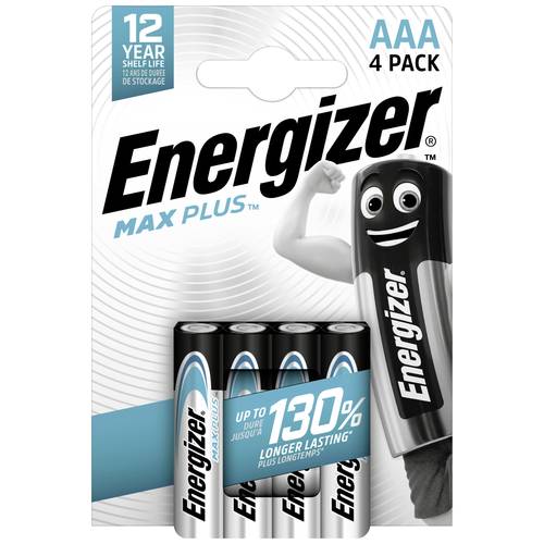 Energizer Max Plus Pile LR3 (AAA) alcaline(s) 1.5 V 4 pc(s) 0