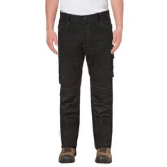Pantalon multipoches Slim avec poches genouillères Caterpillar CUSTOM LITE Noir 48 1