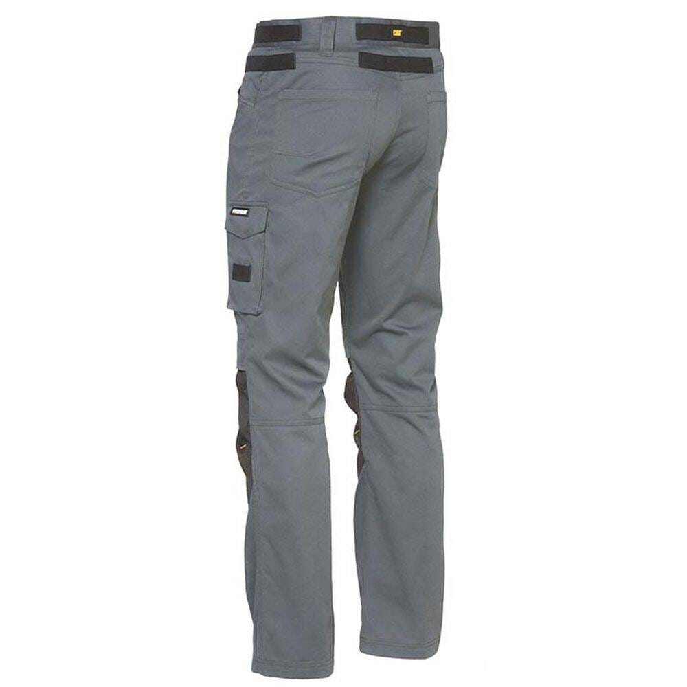 Pantalon multipoches Slim avec poches genouillères Caterpillar CUSTOM LITE Gris 52 1