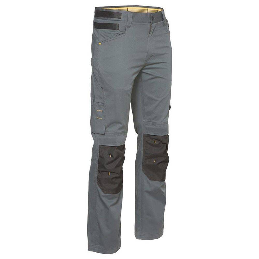 Pantalon multipoches Slim avec poches genouillères Caterpillar CUSTOM LITE Gris 52 0