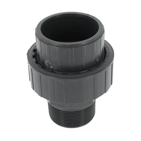 Union métal plastique Ø63 mâle 50/60 femelle à coller