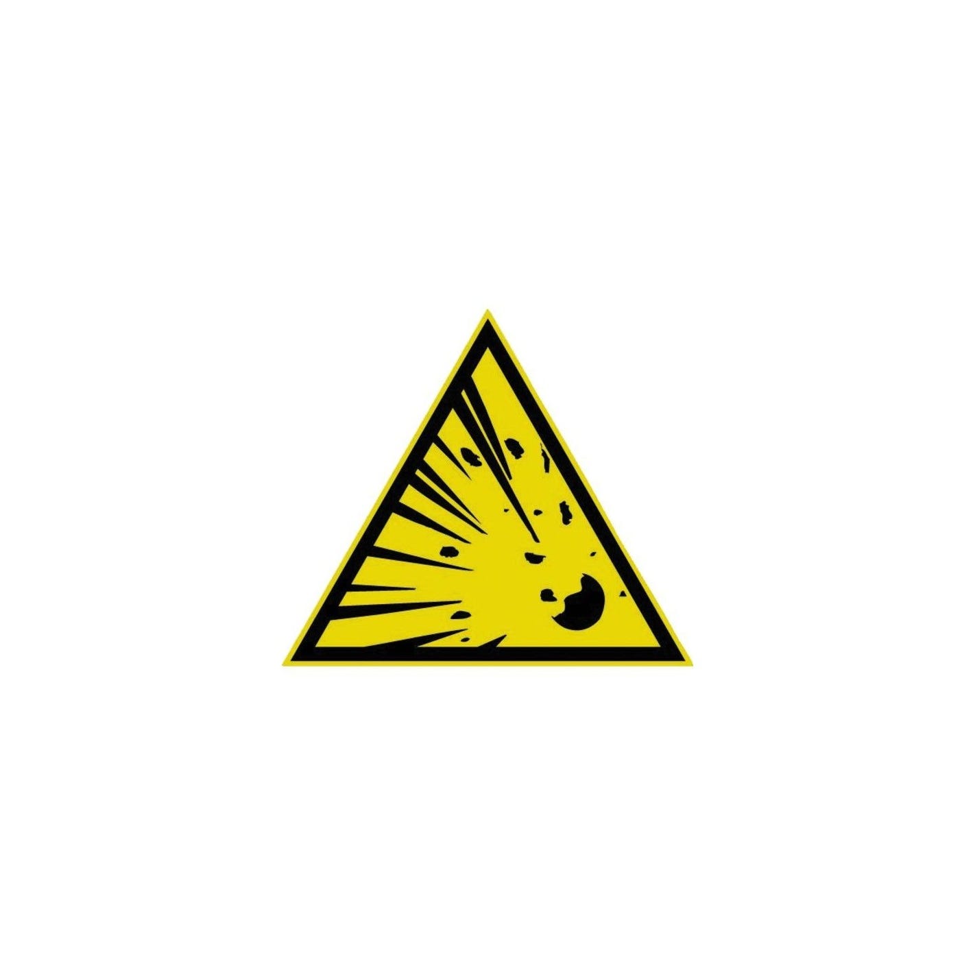 Panneau Danger atmosphère explosive - Rigide Triangle 300mm - 4200750 0