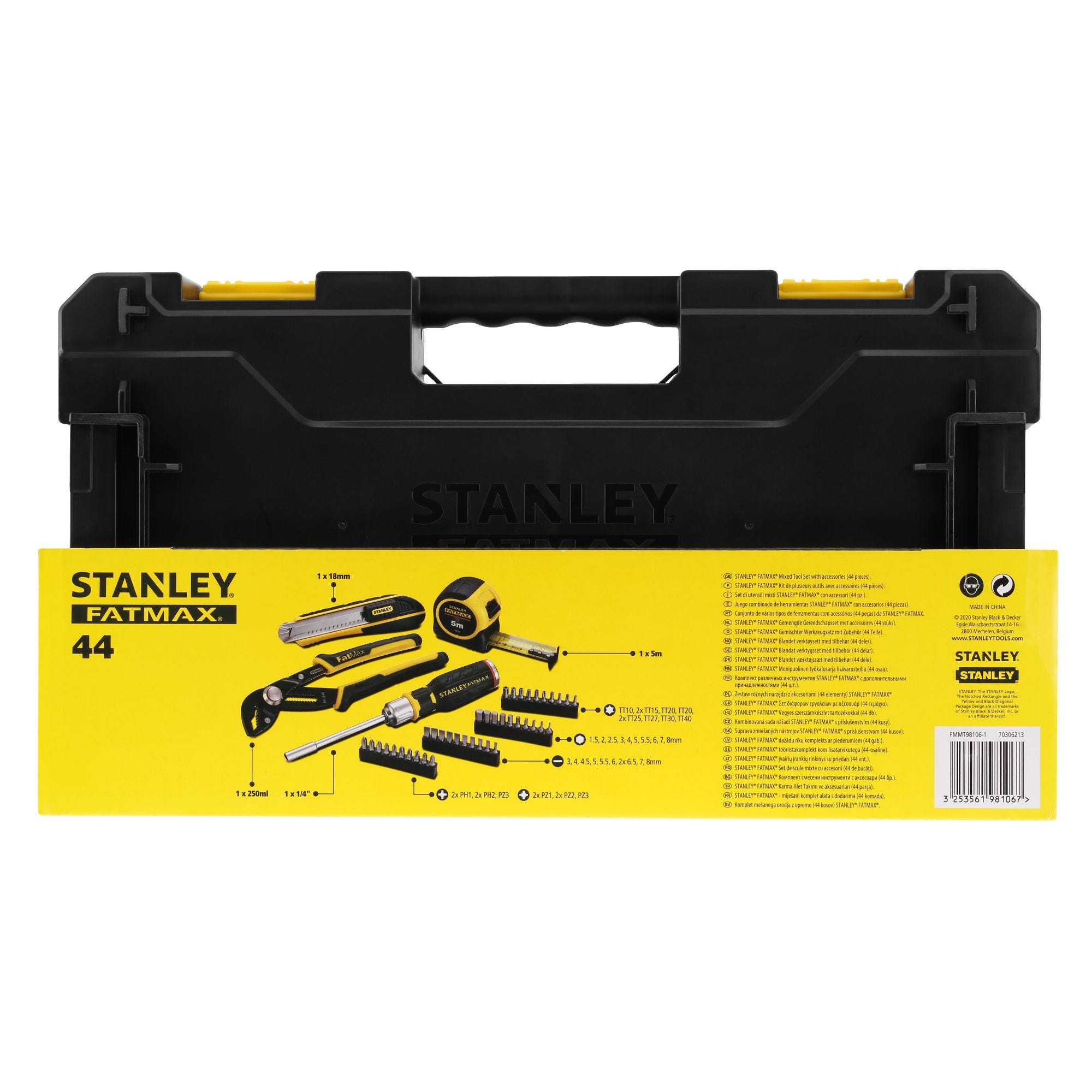 Coffret de 44 outils mixte STAKBOX L - STANLEY FATMAX - FMMT98106-1 3