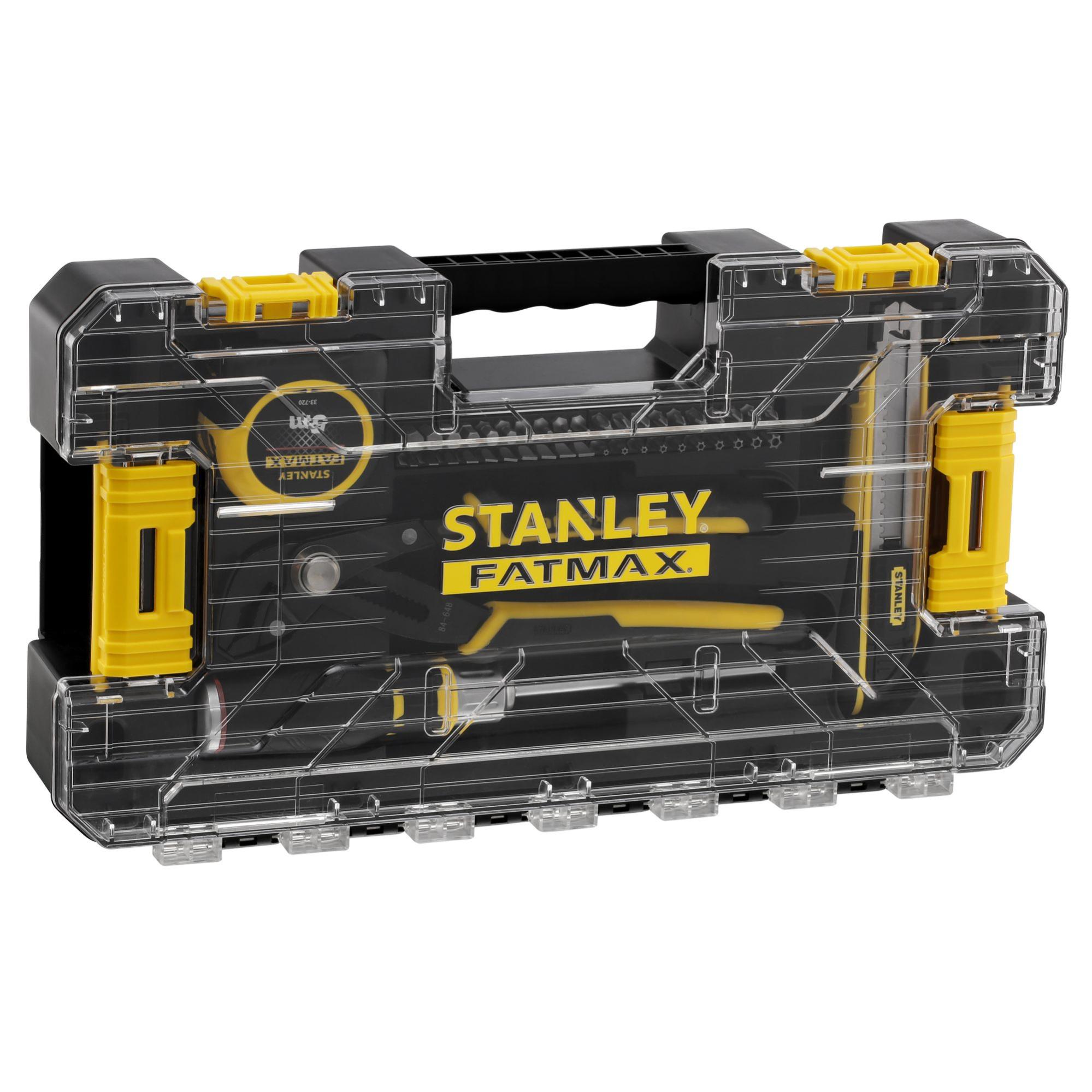 STANLEY Coffret mixte Stakbox L FatMax - Jeu de 44 pièces