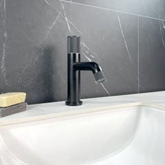 Mitigeur de lavabo design Noir - Leros 3