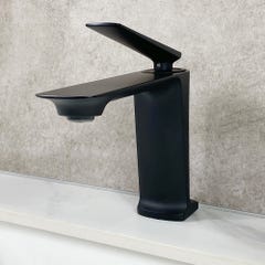 Robinet mitigeur lavabo moderne Noir - Tureis 3