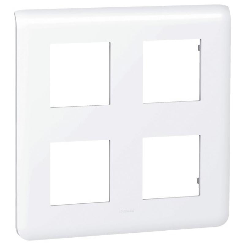 Plaque de finition MOSAIC blanc pour 6 modules - LEGRAND - 078816L 3