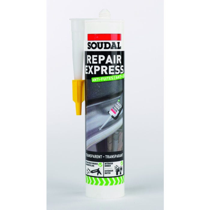 Mastic anti-fuites - Repair express - Transparent - 290 ml - Soudal 2