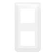 Plaque de finition Blanc MOSAIC 2x2 modules verticale - LEGRAND - 078822L