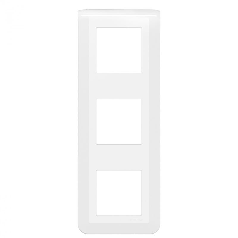 Plaque de finition Blanc MOSAIC 3x2 modules verticale - LEGRAND - 078823L 1