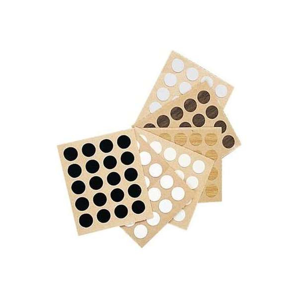 Cache vis adhesif gris - Plaques de 108 - Viswood