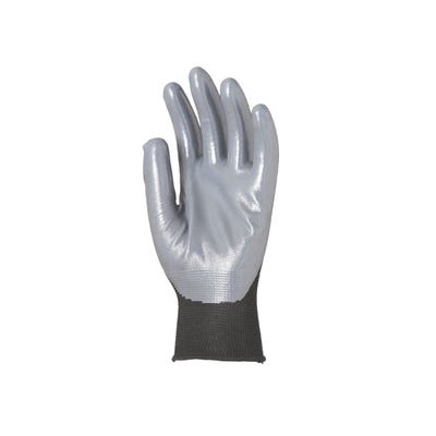Lot de 12 paires de gants polyester noir paume enduite nitrile gris - COVERGUARD - Taille L-9